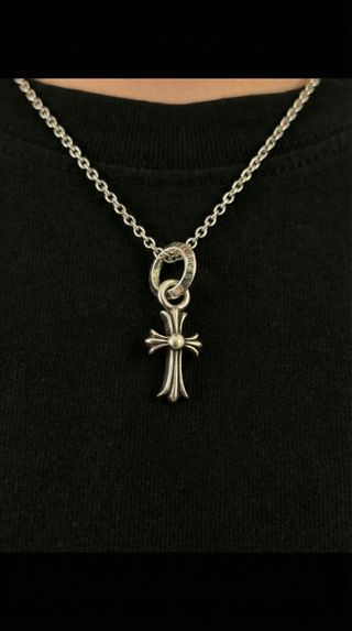 Collana Chrome Hearts Croce 925 Argento