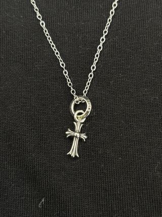 Collana Chrome Hearts Croce 925 Argento