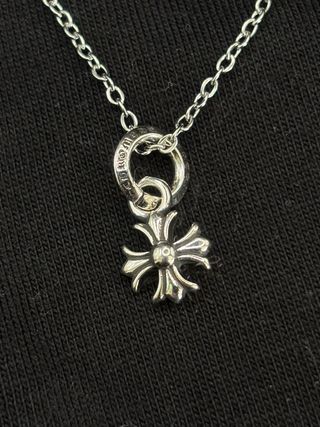 Collana Chrome Hearts Croce Gotica 925 Argento