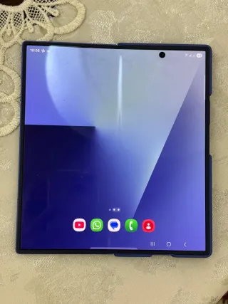 Samsung Fold 7 256GB Azul co su caja e cable