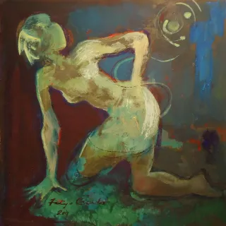 Cuadro Óleo sobre Lienzo del Pintor Felipe Criado.