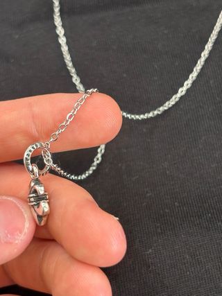 Collana Chrome Hearts Fleur de Lis Argento 925