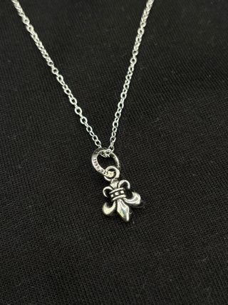 Collana Chrome Hearts Fleur de Lis Argento 925