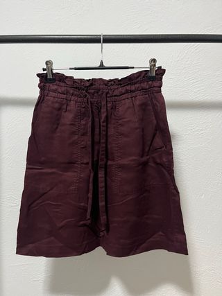 Falda corta H&M morada