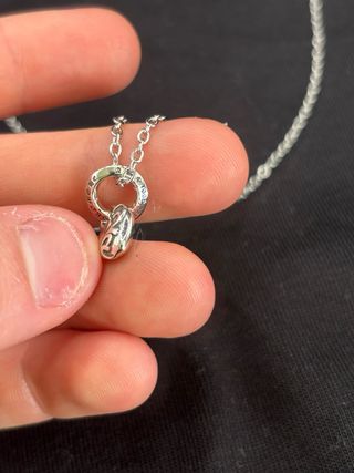 Collana Chrome Hearts Cuore Gotico Argento