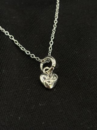 Collana Chrome Hearts Cuore Gotico Argento