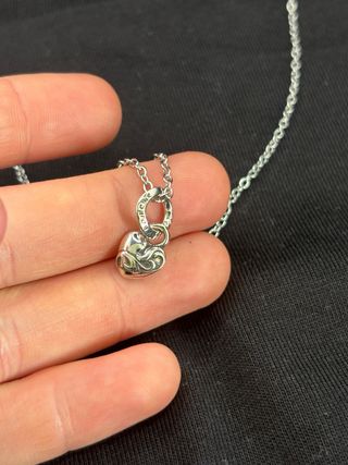 Collana Chrome Hearts Cuore Gotico Argento