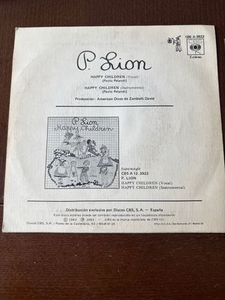 Vinilo P. Lion Happy Children