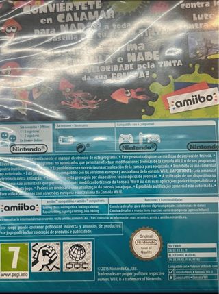 Splatoon Wii U precintado