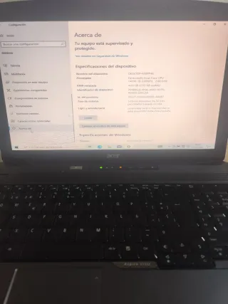 Portátil Acer Aspire 5735Z