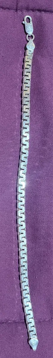 Pulsera Plata Ley 925 22gr 22.5cm