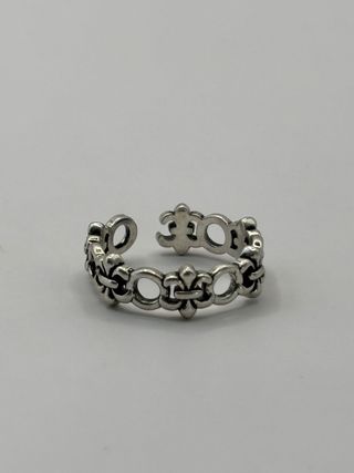 Anello Chrome Hearts 925 FDL Croci Gotico