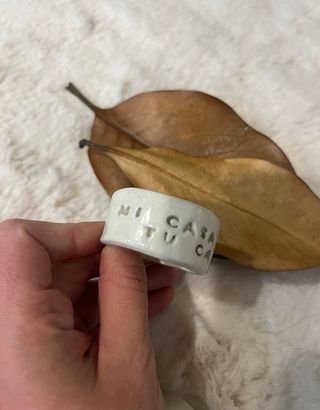 Argolas de Guardanapo Personalizadas Cerâmica