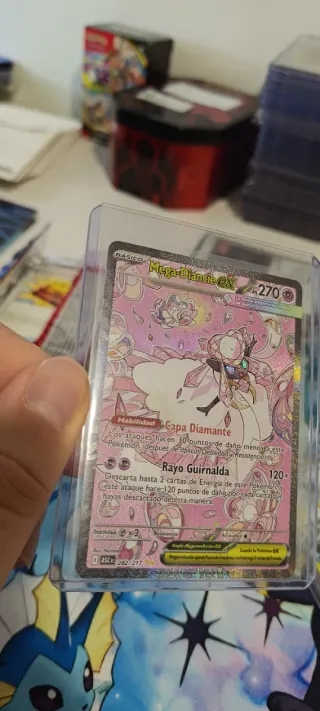 Mega Diancie EX Carta Pokémon 282/217 SIR.