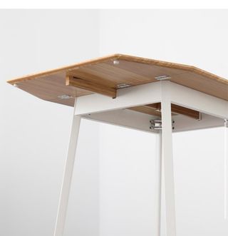 Mesa comedor bambú extensible