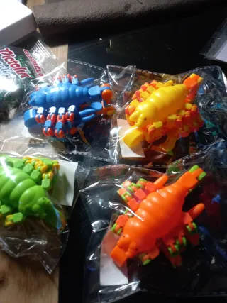 Lote 4 Juguetes Cangrejo/Langosta