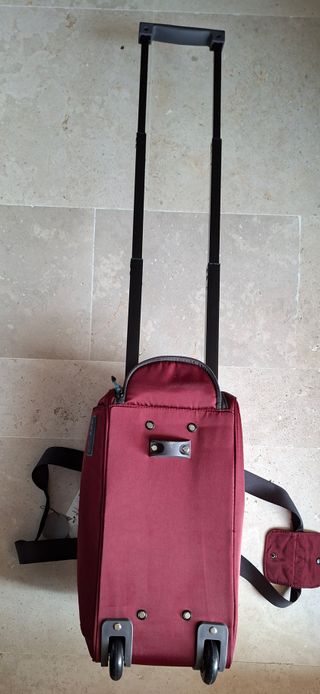 Bolso de viaje cabina con ruedas, asas y bandolera