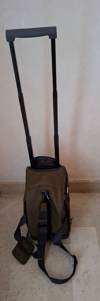 Bolso de viaje cabina con ruedas, asas y bandolera