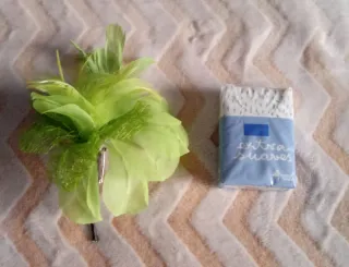 Tocado fiesta  verde