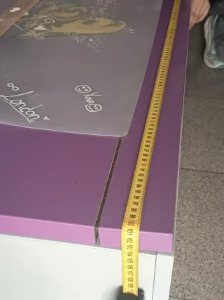 Escritorio abatible con estantería 101 x 51 x 40cm