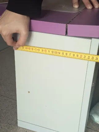 Escritorio abatible con estantería 101 x 51 x 40cm