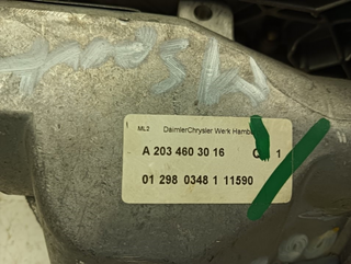 COLUMNA DIRECCION MERCEDES-BENZ CLASE C (BM 203)