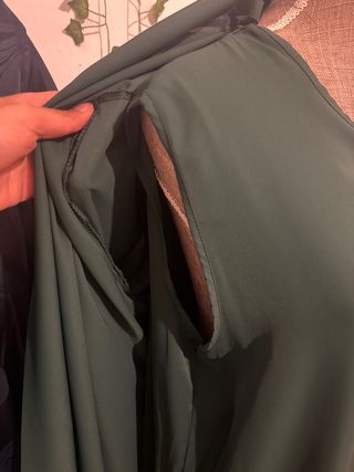 Vestido árabe verde talla única