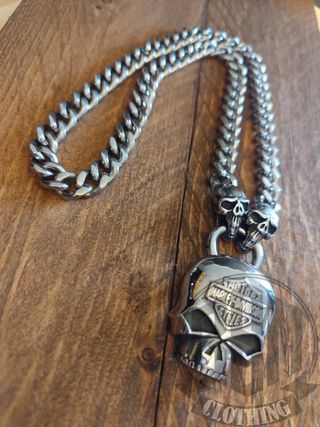 Collana Harley Davidson Skull strong