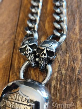 Collana Harley Davidson Skull strong
