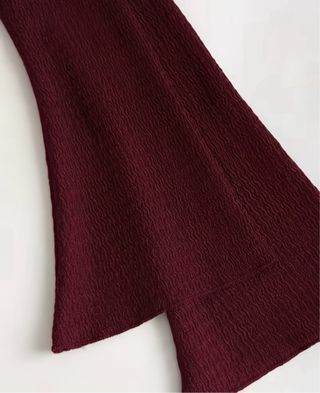 Vestido rojo de manga larga