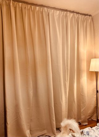 Cortinas Beige 140An x260Al cm