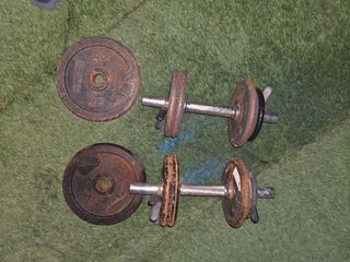 Mancuernas de 5 kg 2.5 1.5 Total:50 kg entre las