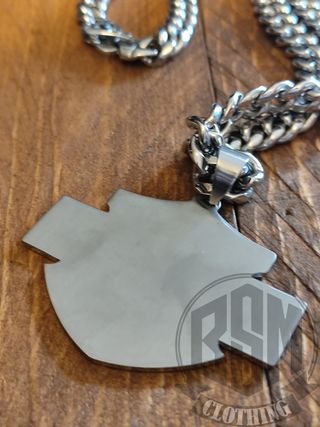 Collana Harley Davidson Argento e Nero