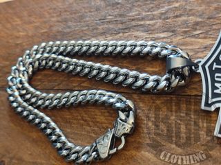 Collana Harley Davidson Argento e Nero