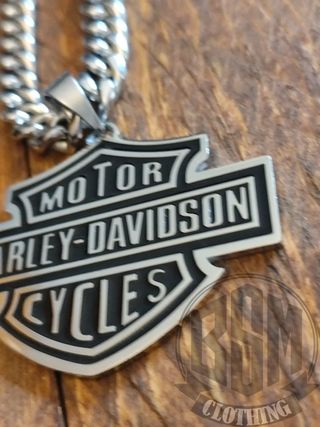 Collana Harley Davidson Argento e Nero