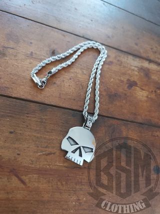 Collana corda Harley Davidson Teschio
