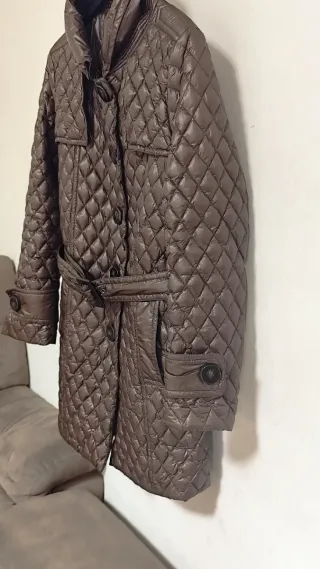 Piumino Seventy trapuntato marrone