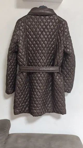 Piumino Seventy trapuntato marrone