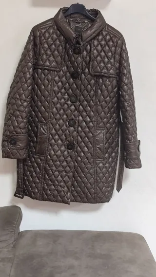 Piumino Seventy trapuntato marrone