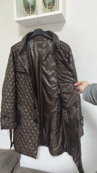 Piumino Seventy trapuntato marrone