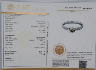 Anillo Oro Blanco 14k Diamantes Fancy