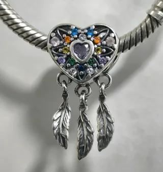 Charm Corazón Atrapasueños