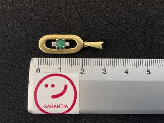 colgante oro 18k con diamante