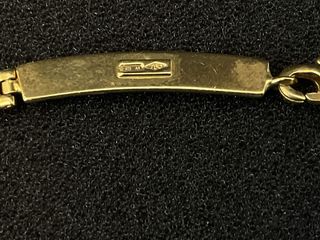 gargantilla oro 18k con diamante 21cm