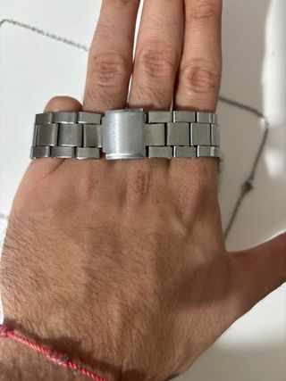 Reloj, cadena y Pulsera de Acero Inoxidable