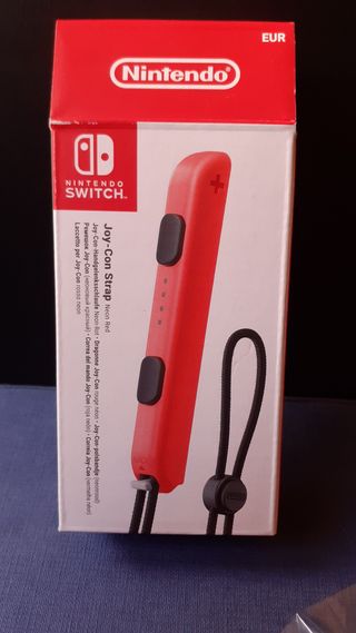 Correa Joy-Con Rojo Neón Nintendo Switch