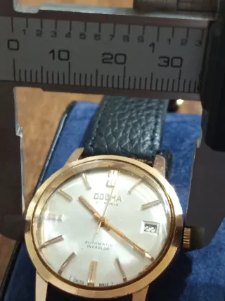 Reloj Automático Suizo de Lujo Chapado en oro