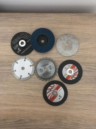 Lote Discos 75mm para Parkside