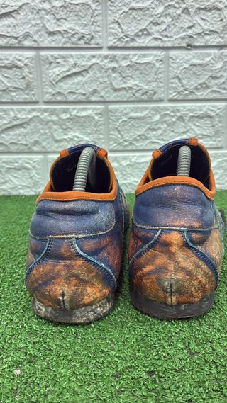 Scarpe Rich uomo blu e oro