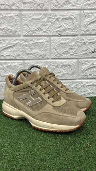 Scarpe Hogan Beige Argento